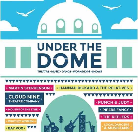 whitley bay Under The Dome Festival 18-27 july 2014