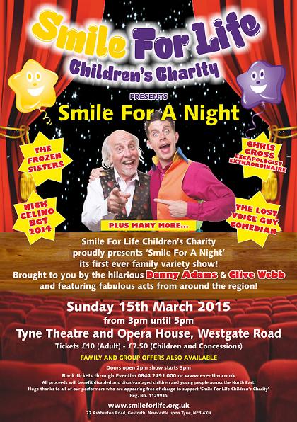 tyne theatre variety show - Smile for a night 'Variety Show', Tyne Theatre 15th March