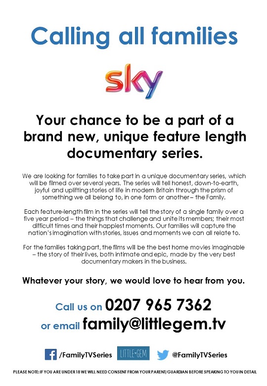 Sky-family-recruiting-families-new-series